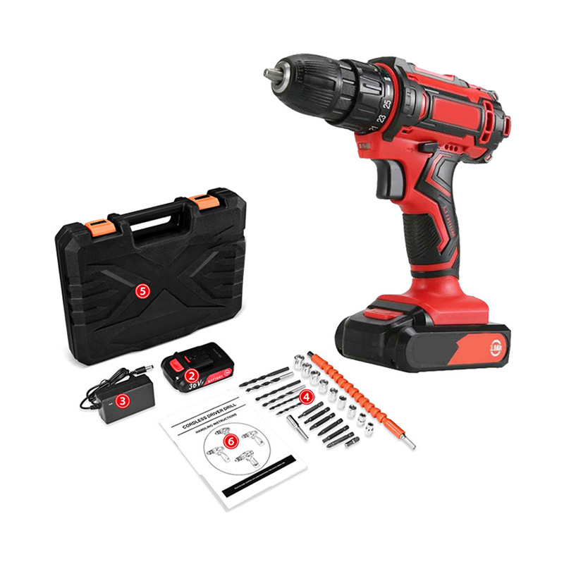 Dingwei多機能Dewei Lithium Electric Hand Drill